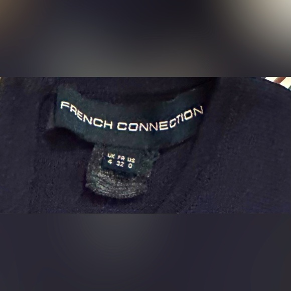 French Connection Capped Sleeve Cruz Danni Lace Inset Bodycon Bandage Dress - Picture 10 of 11